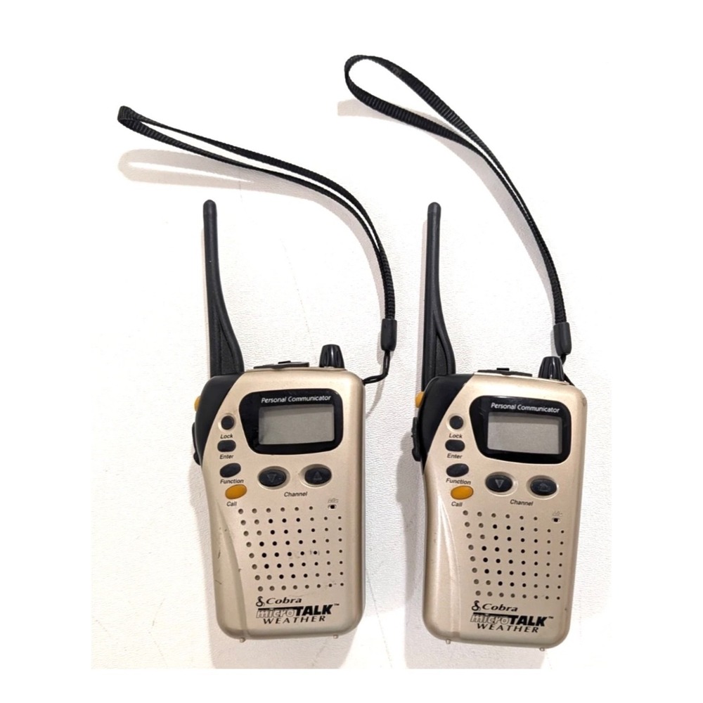 Cobra microTALK FRS 310WX 2 Way Radio Walkie Talkie Pair Weather Manual